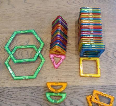 Magnetische Bausteine Magnetspiel für Kinder Magnetbausatz 