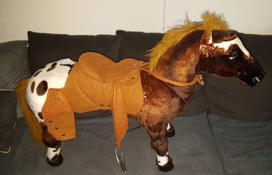 Galoppo® Spielzeug-Pferd zum Reiten für Kinder in braun 