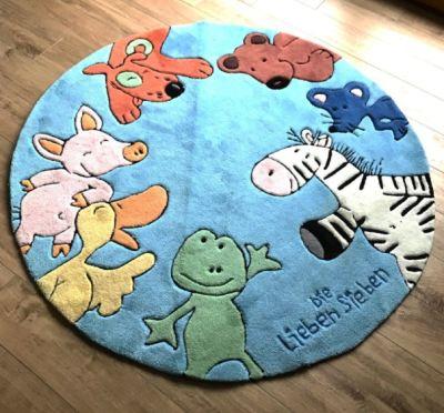 bester Kinderteppich rund