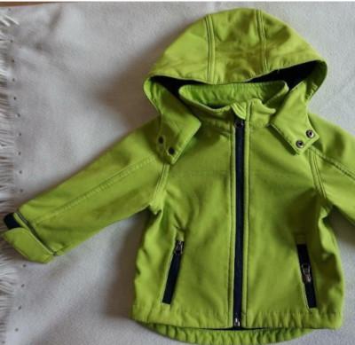Softshelljacke Jungen Mädchen Übergangsjacke mit Reflektoren umkaumka Softshell Jacke für Kinder Fleece gefüttert mit Kapuze 1-7 Jahre