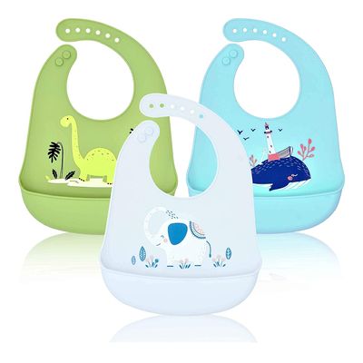 SLOSH Baby Lätzchen Wasserdicht - 5er Set Mit Süßen Designs
