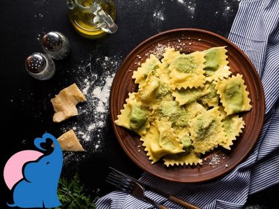 Ricotta Tortellini oder Ravioli in der Schwangerschaft