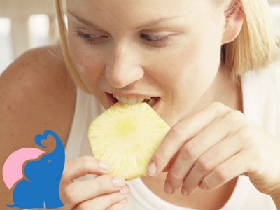 Ananas fuer stillende Muetter