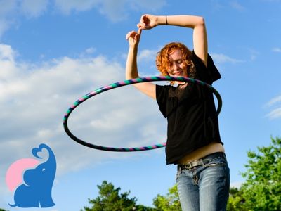 Hula Hoop mit Gewichten fuer Schwangere