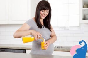 In der Schwangerschaft Orangensaft erlaubt?