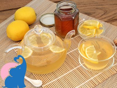 Zitrone mit Honig fuer Schwangere