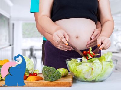 fertig Salat in der Schwangerschaft