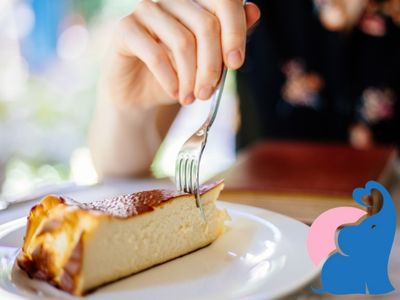 in der Schwangerschaft Kaesekuchen essen