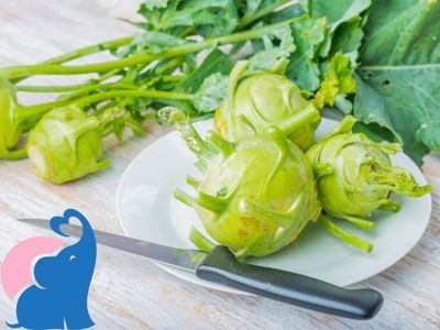 in der Schwangerschaft Kohlrabi essen