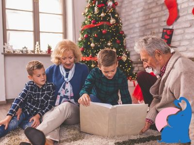 Glueckwuensche zu Weihnachten fuer die Enkelkinder