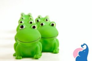 Frosch basteln mit Kindern – 5 einfache Ideen