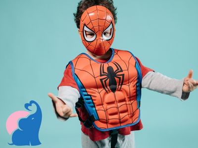 Spiderman Maske basteln Schnell Einfach