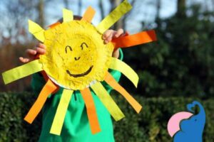 Sonne basteln mit Kindern
