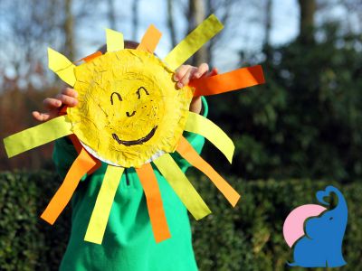 Sonne basteln mit Kindern