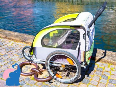 Universal Haengematte fuer Fahrradanhaenger