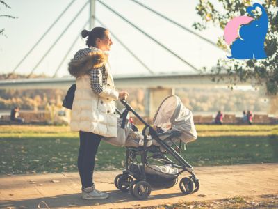 Warum sollen Kinder zu Beginn rueckwaerts im Kinderwagen sein nicht in Fahrrichtung?
