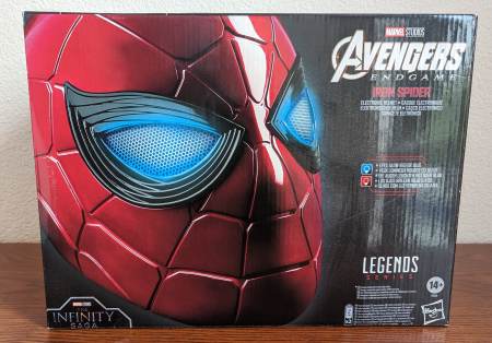 spiderman iron helm beleuchtet