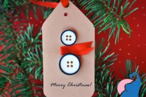 Geschenkanhänger für Weihnachten basteln