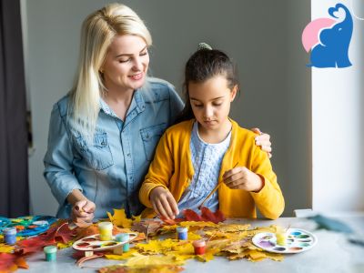 Herbstdeko basteln Kinderleichte Ideen