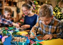 Weihnachtsbasteln mit Papptellern: Ideen für Kinder