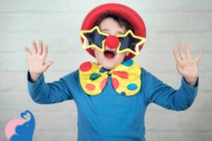 Clown basteln mit Kindern